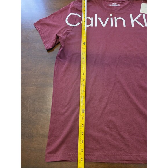 Calvin Klein T-shirt Men's Maroon Red XL (NEW ORIGINAL WITH TAGS) NWT - Picture 5 of 5